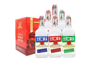 42度永丰牌北京二锅头出口小方瓶红蓝绿三色500mlx12瓶整箱价格？