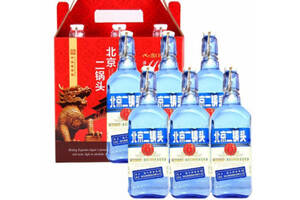 42度永丰牌北京二锅头六瓶手提经典蓝瓶500mlx6瓶整箱价格？