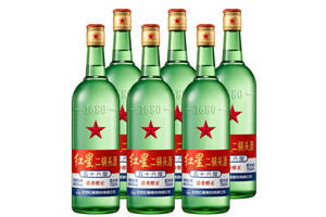 56度北京红星二锅头酒大绿瓶6瓶整箱价格？