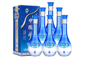 52度苏沟中国梦酒生态蓝500mlx6瓶整箱市场价多少钱？
