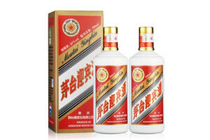 43度贵州茅台迎宾酒500mlx2瓶礼盒装价格多少钱？