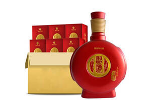 53度贵州习酒窖藏1998（红盒）酱香型白酒500mlx6瓶整箱价格？