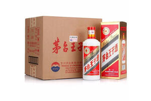 53度贵州茅台王子酒酱香型白酒500mlx6瓶整箱价格？