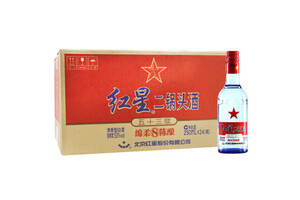 53度北京红星二锅头酒蓝瓶绵柔8陈酿250mlx24瓶整箱价格？