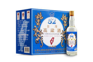 52度五缘湾五N窖藏台湾高粱酒600mlx12瓶整箱价格？