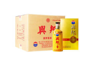 53度贵州茅台兴邦酱香型白酒500mlx6瓶整箱价格？