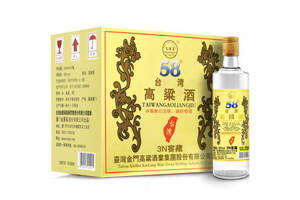 58度五缘湾三N窖藏台湾高粱酒500mlx12瓶整箱价格？
