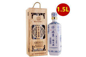 42度永丰牌北京二锅头青花瓷瓶1.5L单瓶装多少钱一瓶？