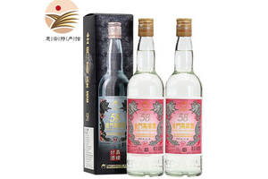58度台湾金门高粱酒白金龙红标600mlx2瓶礼盒装价格多少钱？