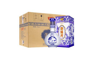 52度浏阳河青花瓷系列珍品20年475mlx6瓶整箱市场价多少钱？
