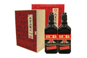 42度永丰牌北京二锅头酒出口小方瓶黑马500mlx2瓶礼盒装价格多少钱？