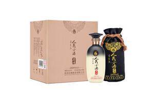 53度贵州岩博人民小酒清酱香型白酒500mlx6瓶整箱价格？