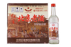 42度红星北京老酒2012年老酒12瓶整箱价格？