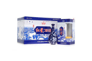 46度北京红星二锅头酒珍品蓝花瓷6瓶整箱价格？