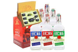 42度永丰牌北京二锅头出口型小方瓶铁丝拉盖红蓝绿标混500mlx6瓶整箱价格？