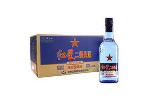 43度北京红星二锅头酒蓝瓶绵柔8陈酿250mlx24瓶整箱价格？