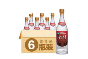 52度刘伶醉釜阳春光瓶白酒6瓶整箱市场价多少钱？
