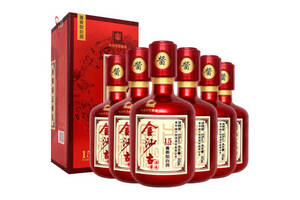 53度贵州金沙古酒15酱香型白酒500mlx6瓶整箱价格？