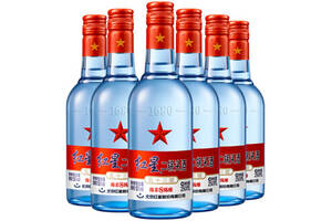 53度北京红星二锅头酒绵柔8陈酿蓝瓶250mlx6瓶整箱价格？