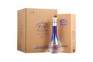 52度洋河蓝色经典梦之蓝M1白酒500mlx4瓶整箱价格？