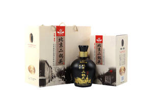 43度京都二锅头京味黑坛500mlx2瓶礼盒装价格多少钱？
