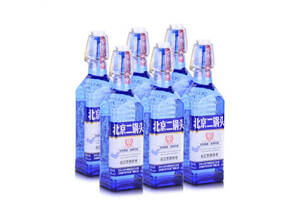 42度方庄北京二锅头白酒出口型国际版蓝瓶450mlx12瓶整箱价格？