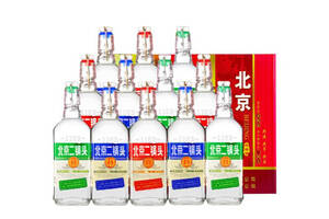 42度永丰牌北京二锅头酒出口型小方瓶500mlx12瓶整箱价格？