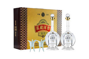 42度洋河镇龙瓷私藏国窖浓香型白酒500mlx2瓶礼盒装价格多少钱？
