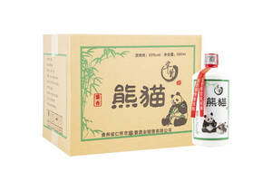 53度贵州茅台镇芈醤熊猫酒500mlx6瓶整箱价格？