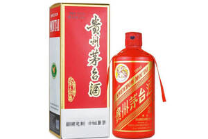 53度贵州茅台红色酱香型白酒500ml多少钱一瓶？