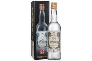 58度台湾金门高粱酒白金龙2012年老酒600ml多少钱一瓶？