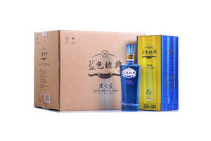 52度江苏洋河蓝色经典邃之蓝浓香型白酒500mlx6瓶整箱价格？