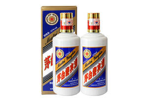 53度贵州茅台迎宾就蓝色蓝标425mlx2瓶礼盒装价格多少钱？