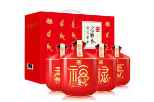 45度龙江家园福禄寿喜芝麻香型白酒500mlx4瓶礼盒装价格多少钱？