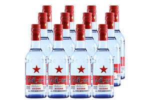 53度北京红星二锅头酒蓝瓶绵柔8陈酿250mlx12瓶整箱价格？
