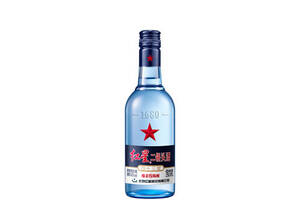 43度北京红星蓝瓶二锅头酒绵柔8陈酿250ml多少钱一瓶？