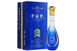 42度洋河镇梦里香中国梦酒V6浓香型白酒蓝包装480ml多少钱一瓶？