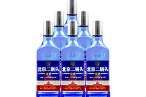 42度永丰牌北京二锅头小方瓶蓝瓶500mlx6瓶整箱价格？