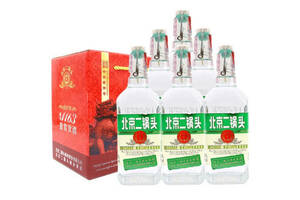 42度永丰牌北京二锅头出口小方瓶经典绿标500mlx6瓶整箱价格？