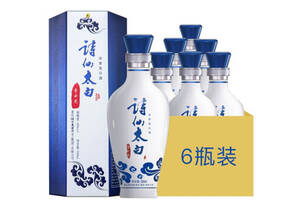 52度诗仙太白青云瓷浓香型白酒500mlx6瓶整箱价格？