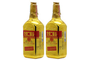 50度永丰牌北京二锅头出口型小方瓶大金狗金瓶1.5lx2瓶礼盒装价格多少钱？
