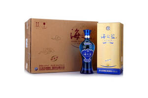 42度江苏洋河蓝色经典海之蓝浓香型白酒375mlx6瓶整箱价格？