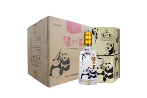 52度泸州老窖泸州贡酒保护大熊猫爱心纪念版500mlx6瓶整箱价格？