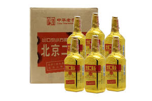50度永丰牌北京二锅头出口型小方瓶大金狗金瓶1.5Lx6瓶整箱价格？