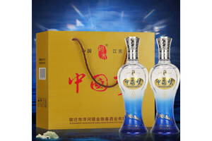 52度江苏洋河镇金粮春酒业中国梦浓香型白酒500mlx2瓶礼盒装价格多少钱？