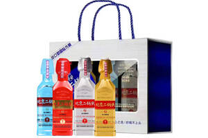 50度华都北京二锅头酒小方瓶出口型炫彩4瓶礼盒装价格多少钱？