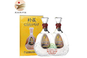 53度台湾金门高粱酒1958珍藏600mlx2瓶礼盒装价格多少钱？