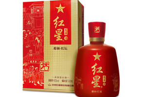 43度北京红星百年醇和红坛浓香型白酒500ml多少钱一瓶？