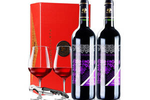 法国CMP巴黎庄园花样年份华干红葡萄酒750mlx2瓶礼盒装价格多少钱？