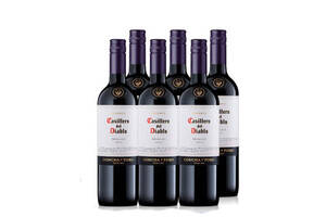 智利干露红魔鬼梅洛红葡萄酒750ml6瓶整箱价格多少钱？